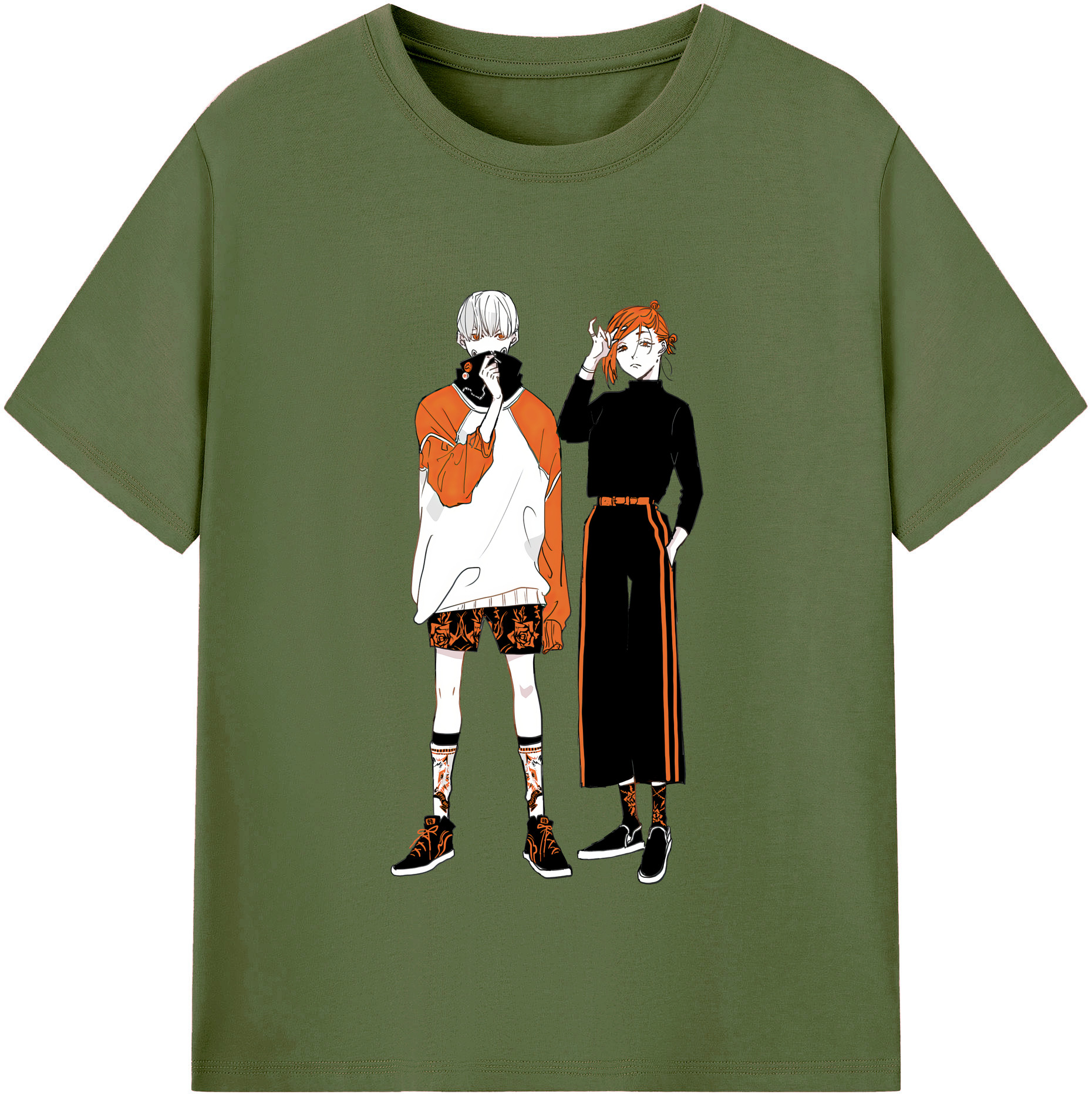 （画像用） 呪術廻戦 Jujutsu Kaisen 綿100％半袖Tシャツ（フロントプリント）